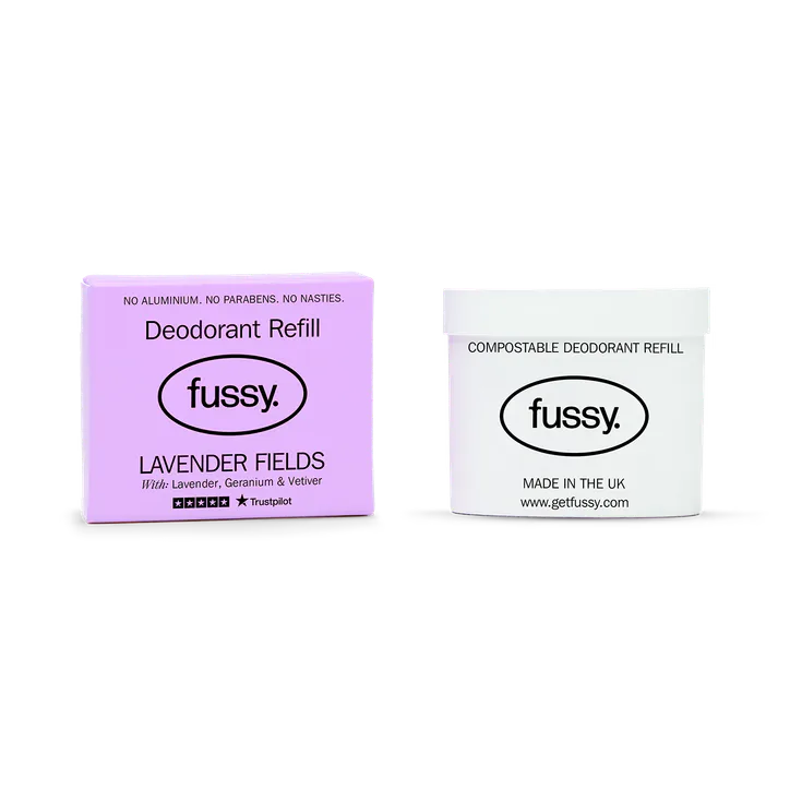 Fussy Natural Deodorant Refill Lavender Fields 40G