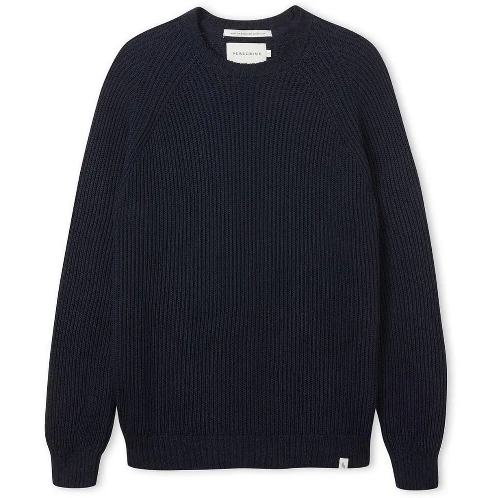 Peregrine Harry Jumper Navy in Navy – Clothing