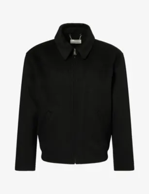 SIMKHAI Quinn Zip-Up Wool-Blend Jacket