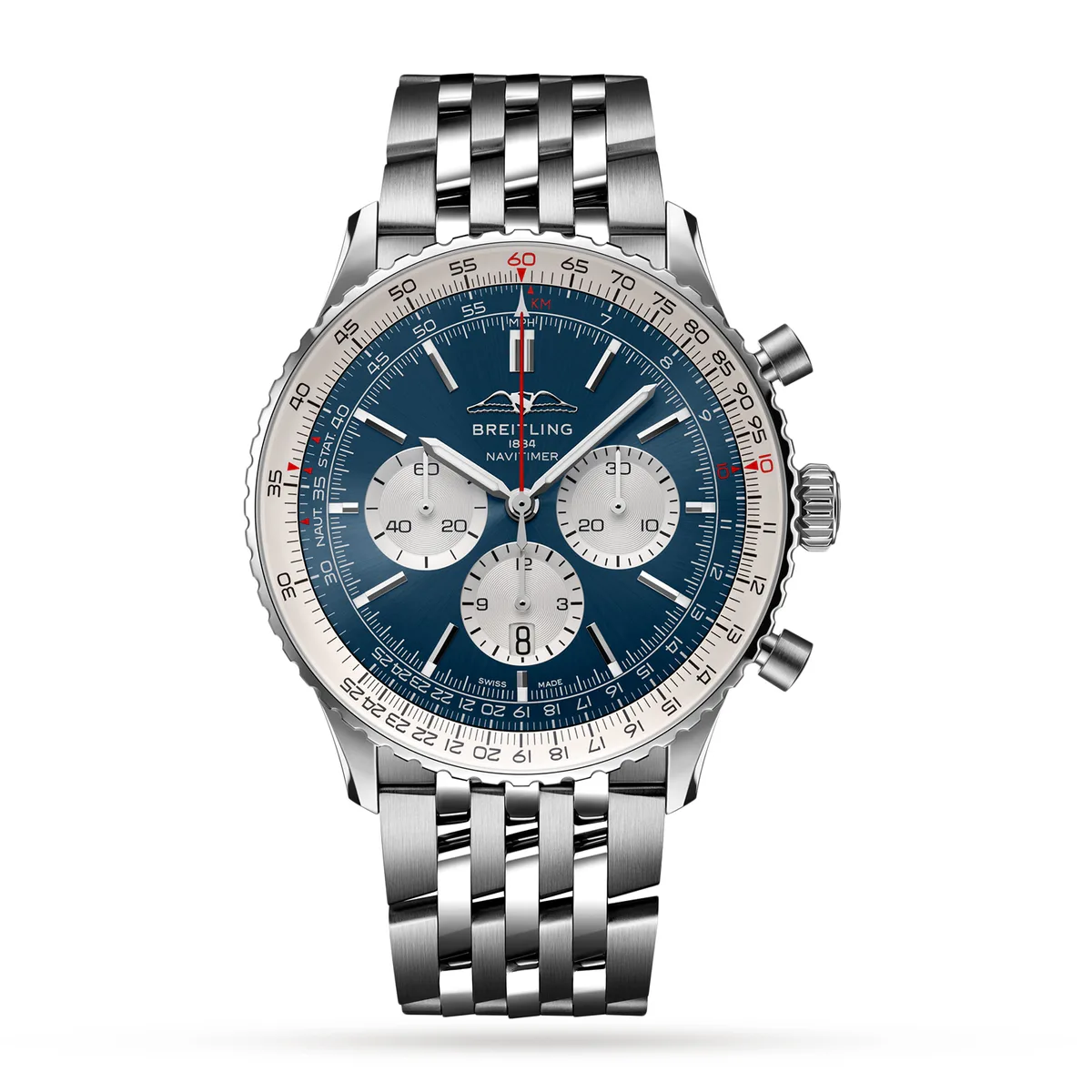 Breitling Navitimer B01 Chronograph 46 Stainless Steel Watch