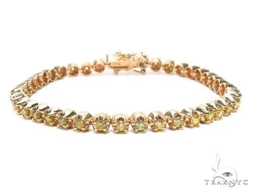 RINA - For Him FACTORY Canary Diamond Bracelet 9285 in Rose Gold – Bracelet