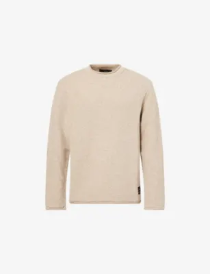 FINISTERRE Barents Long-Sleeve Wool-Blend Jumper - OATMEAL detail 2