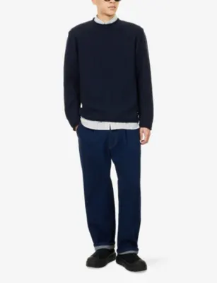 FINISTERRE Barents Long-Sleeve Wool-Blend Jumper - OATMEAL detail 3
