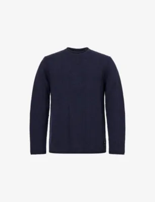 FINISTERRE Barents Long-Sleeve Wool-Blend Jumper - OATMEAL