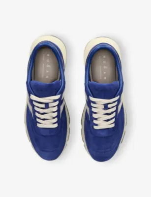 HOGAN Hyperlight Suede Trainers - EUR 41 / 7 UK MEN in MID BLUE, additional product view 2