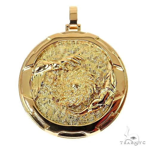 RINA - For Him CUSTOM 18K Gold Custom Made Creation Relief Pendant 67973 in Rose Gold – Pendant