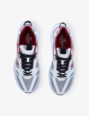VALENTINO GARAVANI Demivee Woven Trainers - EUR 44 / 10 UK MEN in WHITE/OTH, additional product view 2
