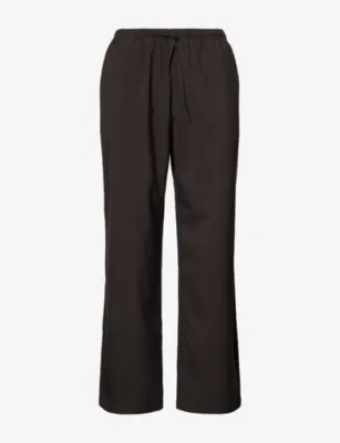 FRAME Easy Straight-Leg Wool Trousers