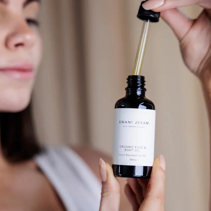 Emani Jeram Organic Facial & Body Oil 50ml, additional product view 3