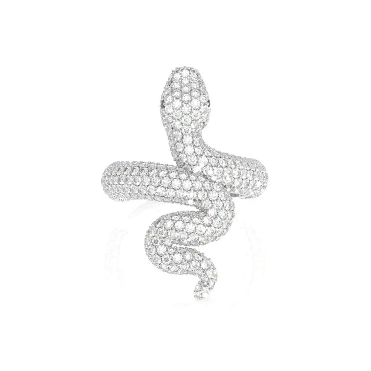 For Him Snake Diamond Ring in Diamond / White Gold – Ring