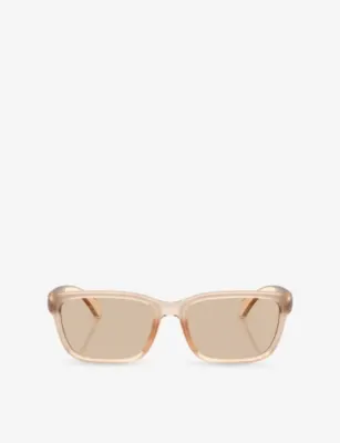MONCLER ME8002 Slicka Pillow-Frame Injected Sunglasses in PINK – Mens | Sunglasses | Rectangle