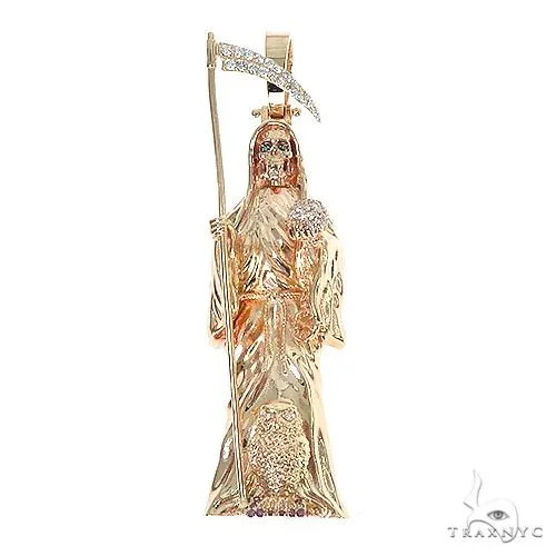 RINA - For Him CUSTOM Custom Made Angel of Death Pendant 67058 in Rose Gold – Pendant