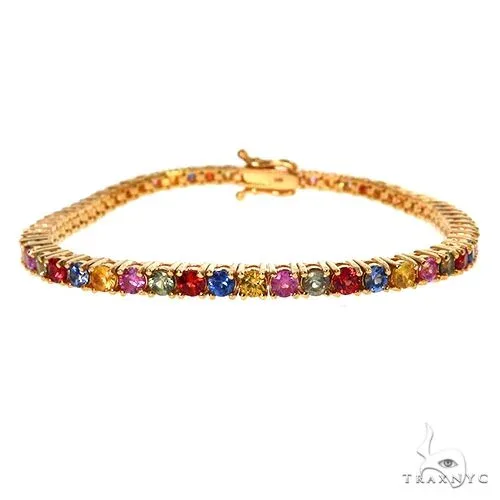 PIA - For Him GEMSTONES Fruit Loop Sapphire Tennis Bracelet 67517