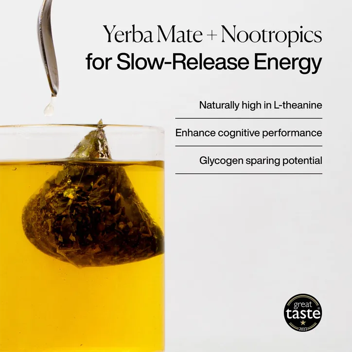 Mission Perform Yerba Mate Tea (Lemongrass & Mint) 15 Tea Bags detail 2