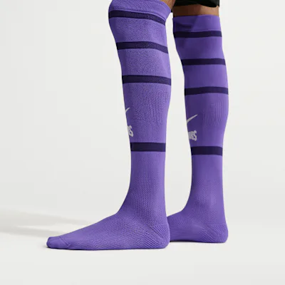 Nike Tottenham Hotspur VaporFast Third Nike Dri-FIT ADV Football Knee-High Socks - Psychic Purple/New Orchid/White