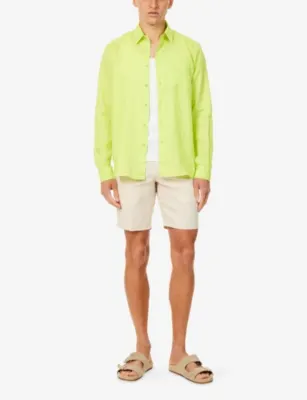 VILEBREQUIN Caroubis Long-Sleeve Linen Shirt detail 2