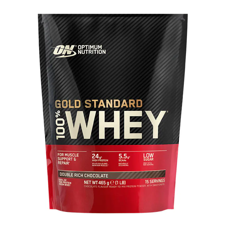 Optimum Nutrition Gold Standard 100% Whey Protein Double Rich Chocolate 465g