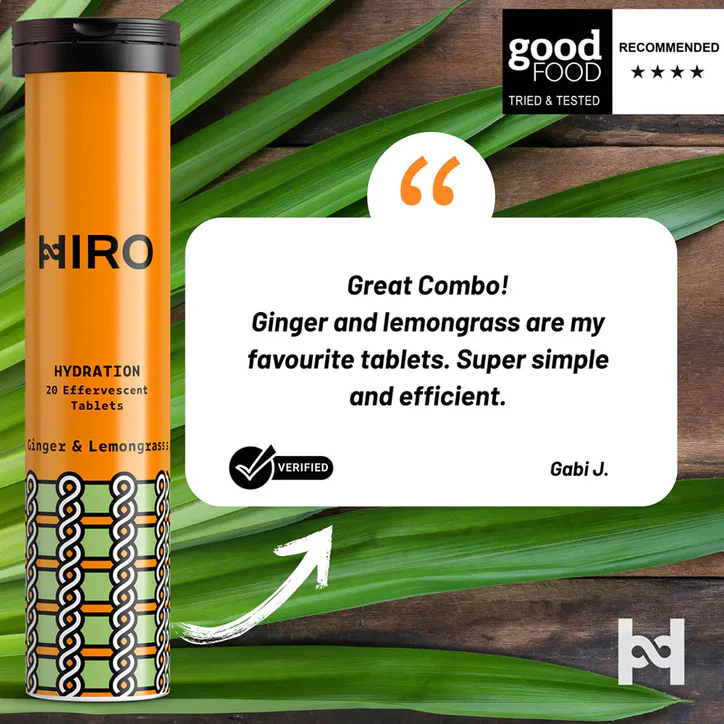 HIRO Hydration Ginger & Lemongrass Triple Pack - 30 Servings, additional product view 3
