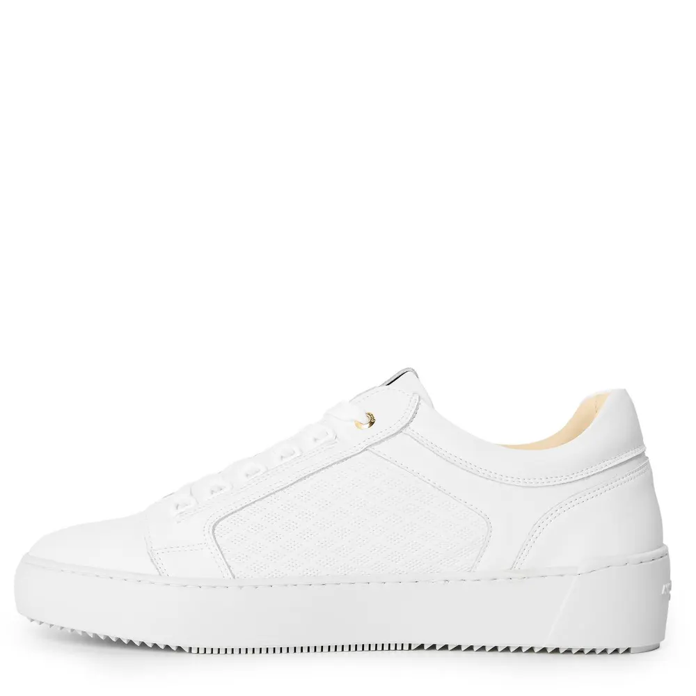 Android Homme Men's Venice Dperf Low-Top Trainers in White/White, additional product view 2