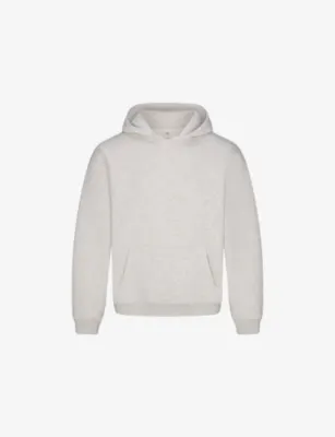 SKIMS Lounge Relaxed-Fit Cotton-Fleece Hoody