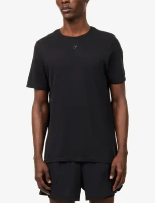 GYMSHARK Slim-Fit Seamless Stretch-Woven Running T-Shirt detail 3