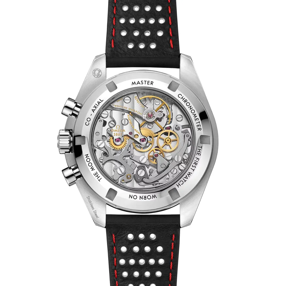 Omega Speedmaster Moonwatch Professional 42mm Mens Watch White Rubber detail 3