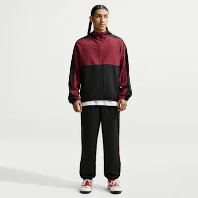 Nike Strike Men's Dri-FIT Football Woven Tracksuit Pants - Black/Team Red/Team Red