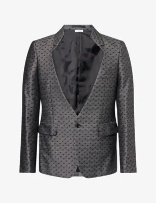 COMME DES GARCONS HOMME PLUS Split Single-Breasted Wool-Blend Blazer