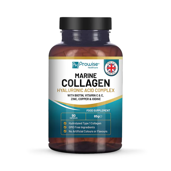 Prowise Healthcare Marine Collagen with Hyaluronic Acid Complex 1100mg 90 Capsules