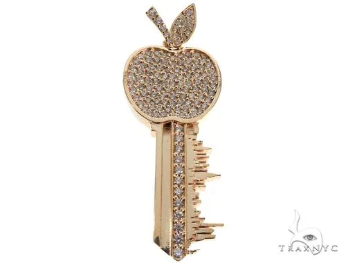 RINA - For Him FACTORY New York Skyline Key Diamond Pendant 64381 in Rose Gold – Pendant