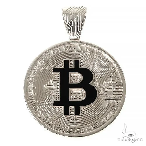 MARYAM - For Him SILVER .925 Silver For Him Spinning Bitcoin Pendant 67367 – Pendant