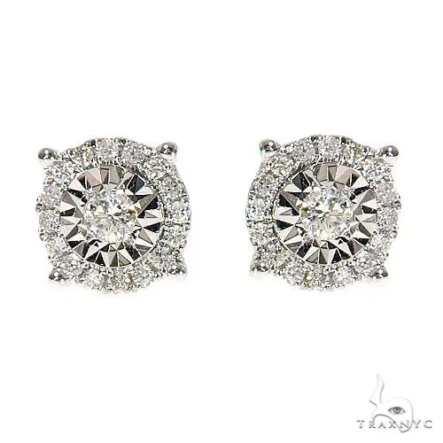 ANNA - UNITED 18K Gold Diamond Earrings 67305 in White Gold – Earrings