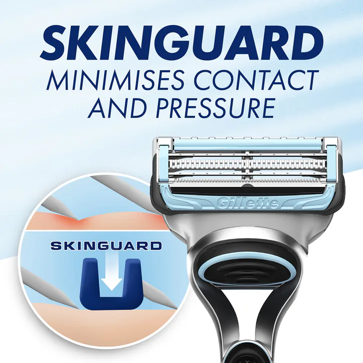 Gillette SkinGuard Sensitive Razor Aloe - 4 Blades detail 3