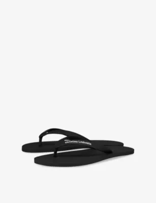 CHRISTIAN LOUBOUTIN The Christian Louboutin Summer Rubber Sandals - EUR 44 / 10 UK MEN in BLACK, additional product view 3
