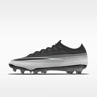 Nike Mercurial Vapor 17 Elite By You Custom Artificial-Grass Low-Top Football Boots - Black/White