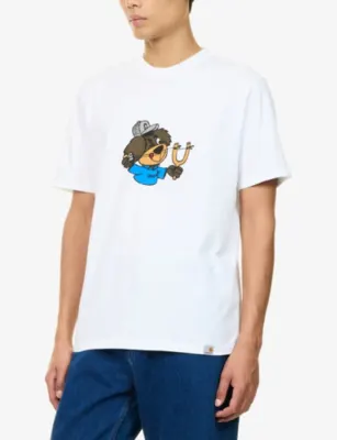 CARHARTT WIP Slingshot Short-Sleeve Cotton T-Shirt detail 3
