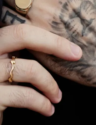 LA MAISON COUTURE BIIJU SANDSTORM RING<BR/>Biiju Sandstorm 18ct Yellow Gold Vermeil Ring detail 2
