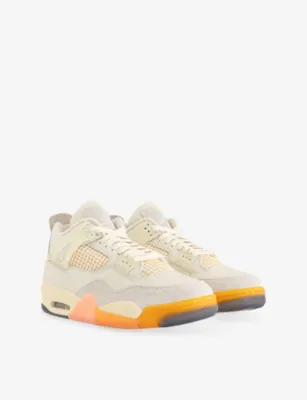 JORDAN Air Jordan 4 Retro Leather and Mesh Trainers - EUR 40 / 6 UK MEN detail 3