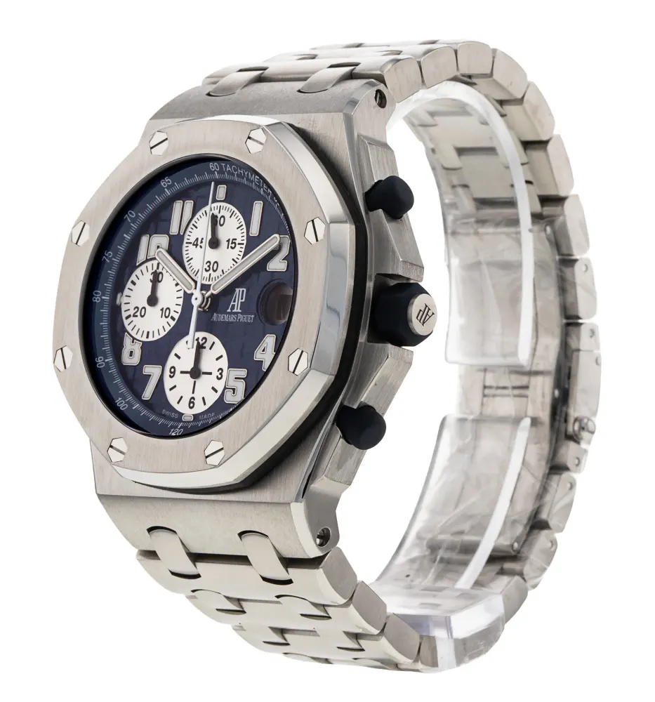 Audemars Piguet Royal Oak Offshore 25721ST.OO.1000ST.09.A — 2002 — Excellent in Blue Arabic, additional product view 2