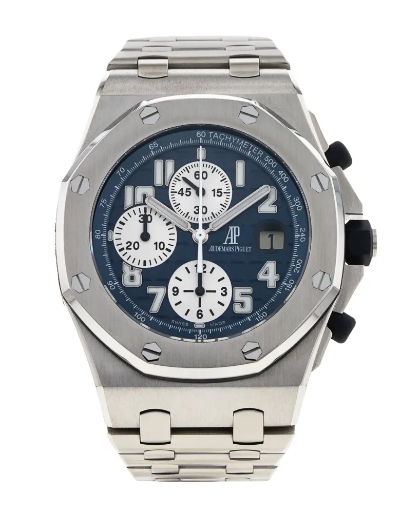 Audemars Piguet Royal Oak Offshore 25721ST.OO.1000ST.09.A — 2002 — Excellent in Blue Arabic – Pre-owned watches