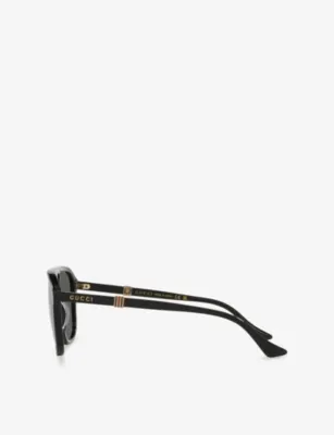 GUCCI GG1494S Square-Frame Acetate Sunglasses detail 2