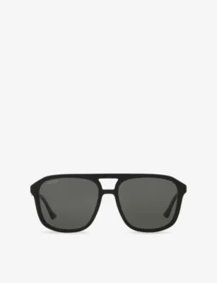 GUCCI GG1494S Square-Frame Acetate Sunglasses