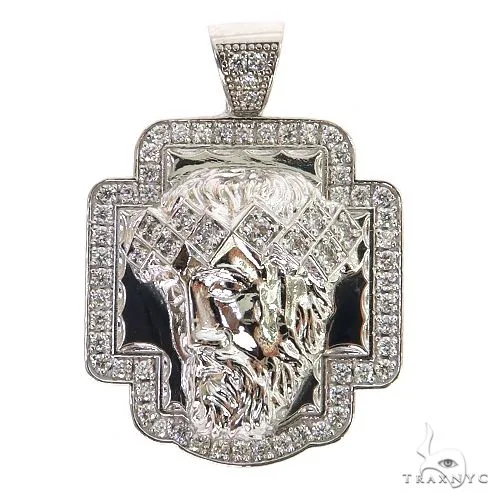 RINA - For Him CUSTOM Custom Made Diamond Jesus Pendant 68815 in Rose Gold – Pendant