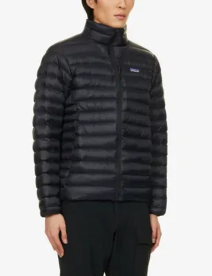 PATAGONIA Funnel-Neck Hooded Shell-Down Jacket detail 3