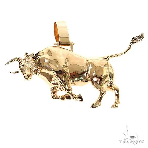 RINA - For Him CUSTOM Custom Made 3D Bull Pendant 67393 in Rose Gold – Pendant