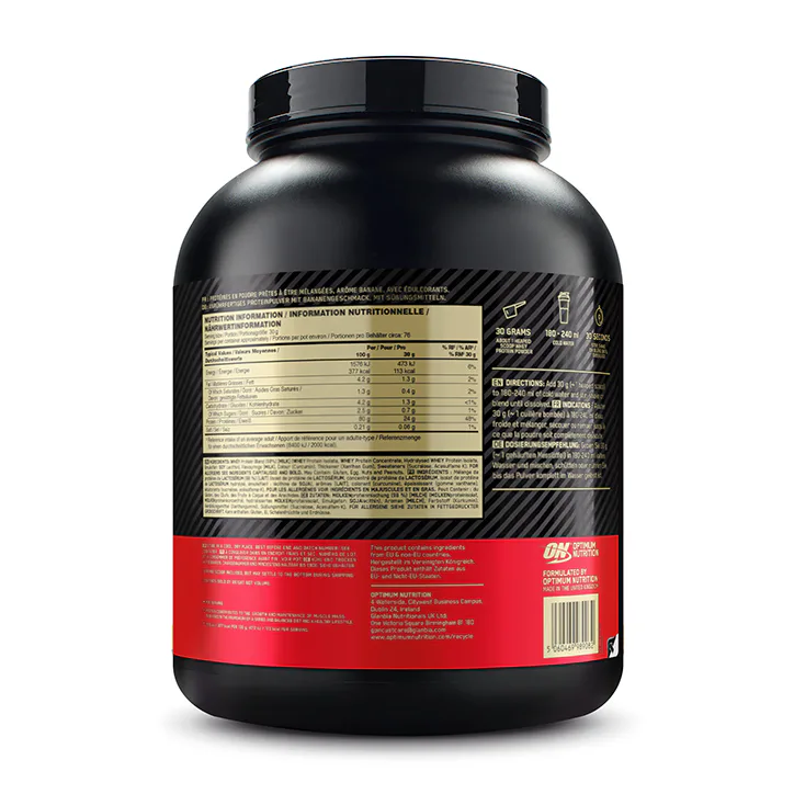 Optimum Nutrition Gold Standard 100% Whey Protein Banana Cream 2.28kg detail 3