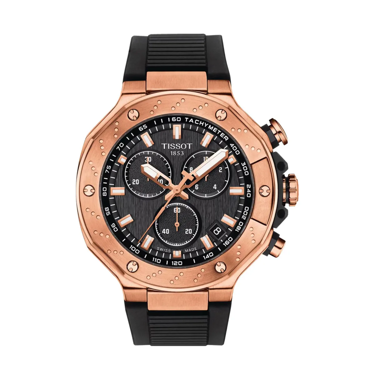 Tissot T-Race Chronograph 45mm Mens Watch Black