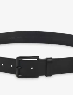 HUGO Logo-Keeper Leather Belt - 46 detail 2