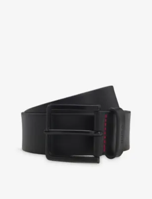 HUGO Logo-Keeper Leather Belt - 46