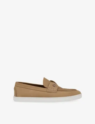 CHRISTIAN LOUBOUTIN Chambeliboat Leather Boat Shoes - 5 in LIONNE – Mens | Casual shoes | Boat shoes